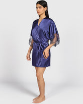 La Senza Sexy Sleep Satin Robe BHMI-LAZ / S/M